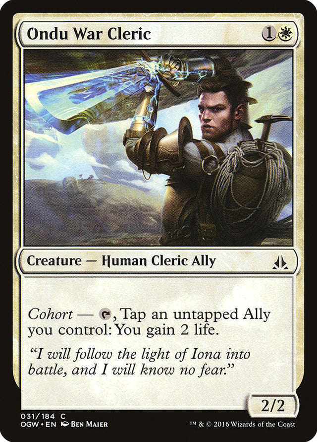 Ondu War Cleric [Oath of the Gatewatch] - PCA Designer Toys