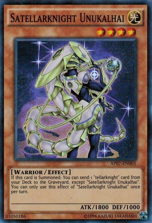 Satellarknight Unukalhai [AP07-EN005] Super Rare - PCA Designer Toys