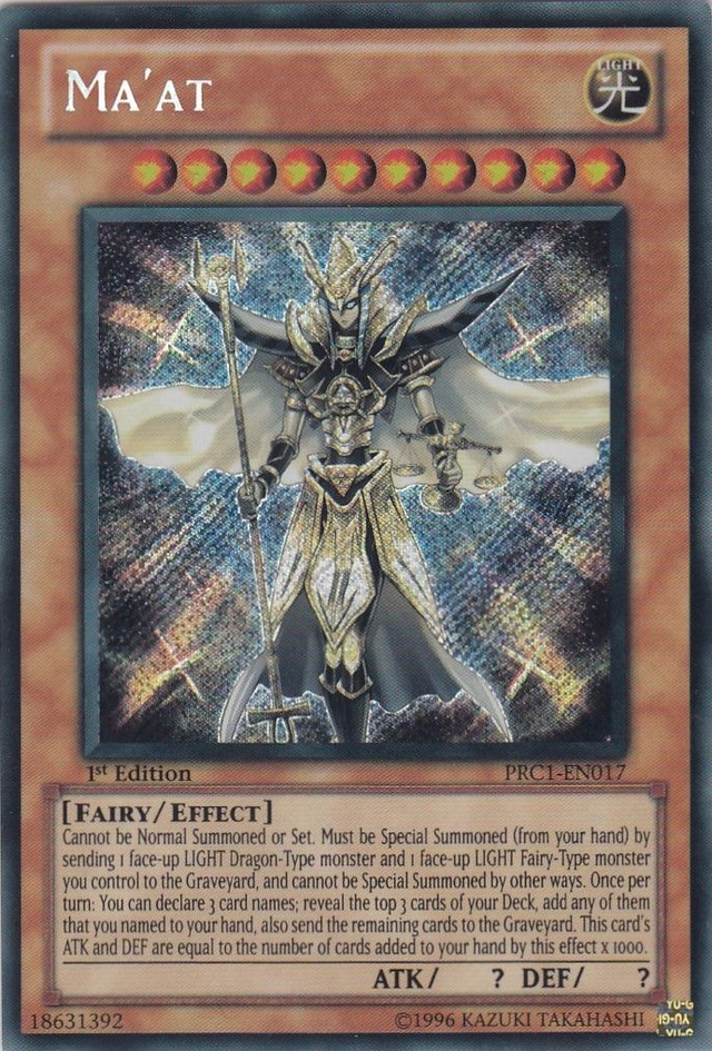 Ma'at [PRC1-EN017] Secret Rare - PCA Designer Toys