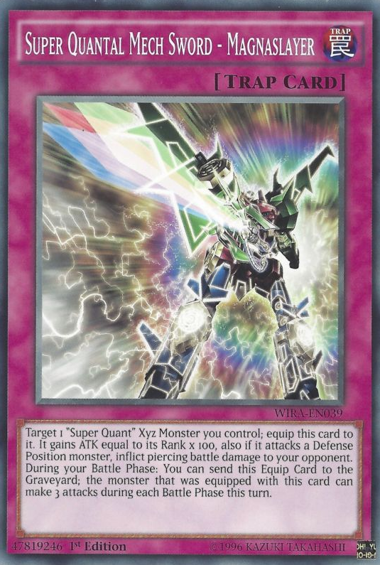 Super Quantal Mech Sword - Magnaslayer [WIRA-EN039] Common - PCA Designer Toys
