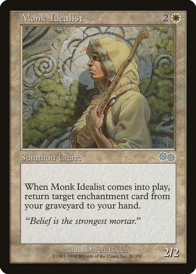 Monk Idealist [Urza's Saga] - PCA Designer Toys