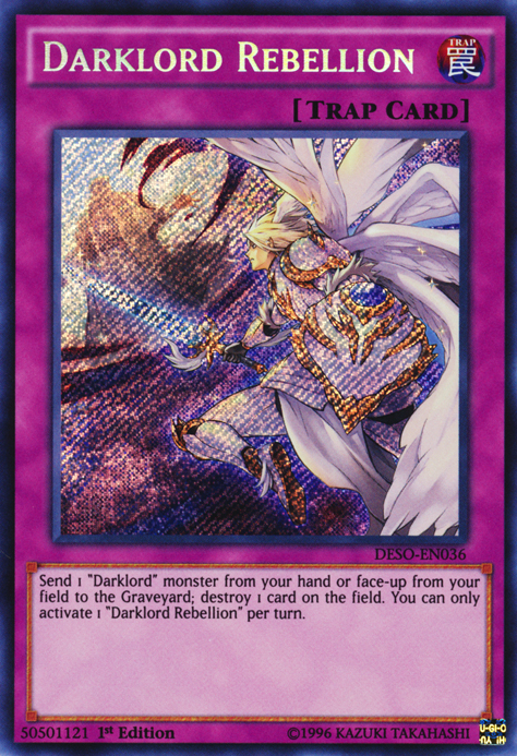 Darklord Rebellion [DESO-EN036] Secret Rare - PCA Designer Toys