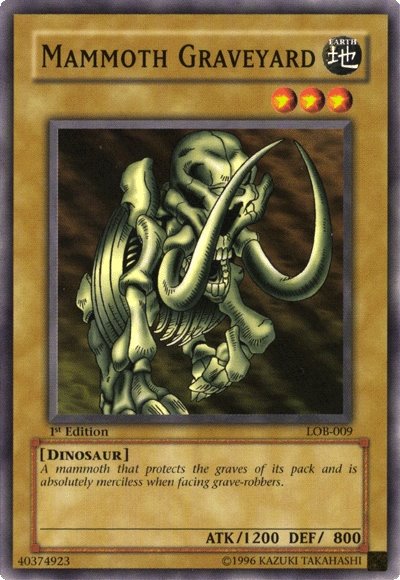 Mammoth Graveyard [LOB-009] Common - PCA Designer Toys