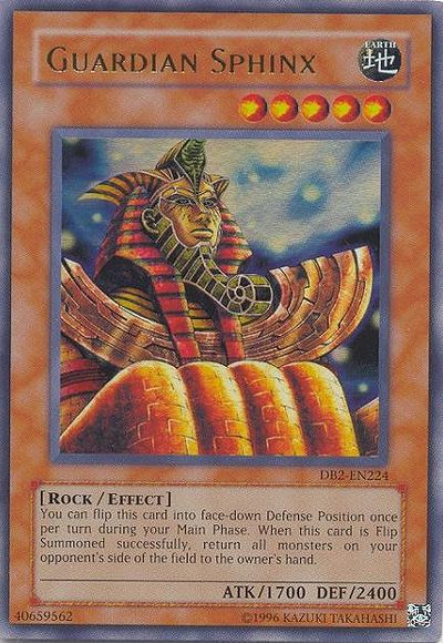 Guardian Sphinx [DB2-EN224] Ultra Rare - PCA Designer Toys