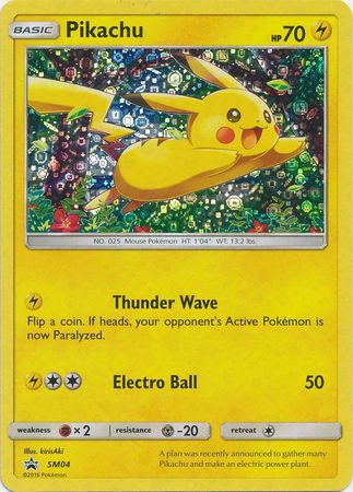 Pikachu (SM04) (General Mills Promo) [Sun & Moon: Black Star Promos] - PCA Designer Toys