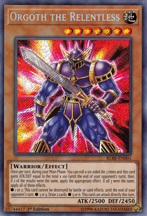 Orgoth the Relentless [BLRR-EN001] Secret Rare - PCA Designer Toys