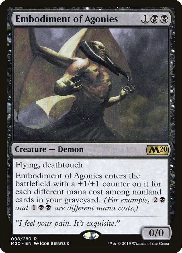 Embodiment of Agonies [Core Set 2020] - PCA Designer Toys