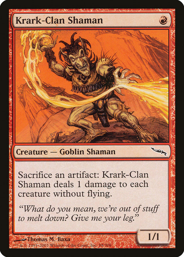 Krark-Clan Shaman [Mirrodin] - PCA Designer Toys