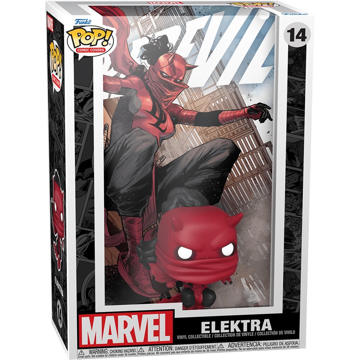 Daredevil Elektra Pop! Comic Cover