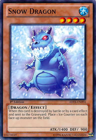 Snow Dragon [ABYR-EN094] Common - PCA Designer Toys