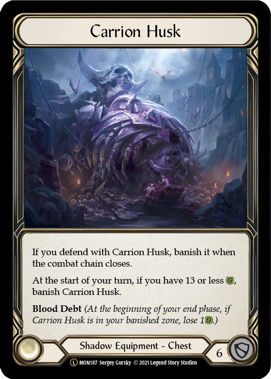 Carrion Husk [U-MON187-RF] (Monarch Unlimited)  Unlimited Rainbow Foil - PCA Designer Toys