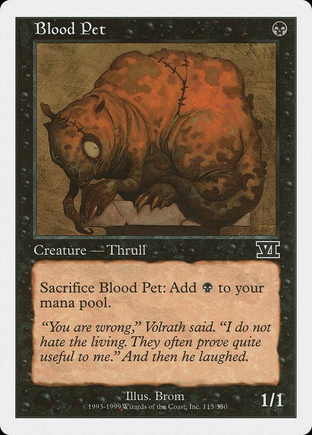 Blood Pet [Classic Sixth Edition] - PCA Designer Toys