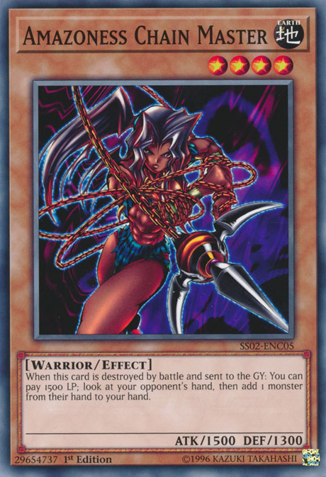 Amazoness Chain Master [SS02-ENC05] Common - PCA Designer Toys