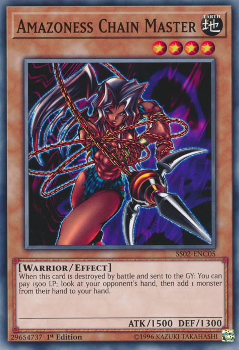 Amazoness Chain Master [SS02-ENC05] Common - PCA Designer Toys