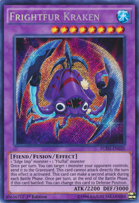Frightfur Kraken [FUEN-EN020] Secret Rare - PCA Designer Toys