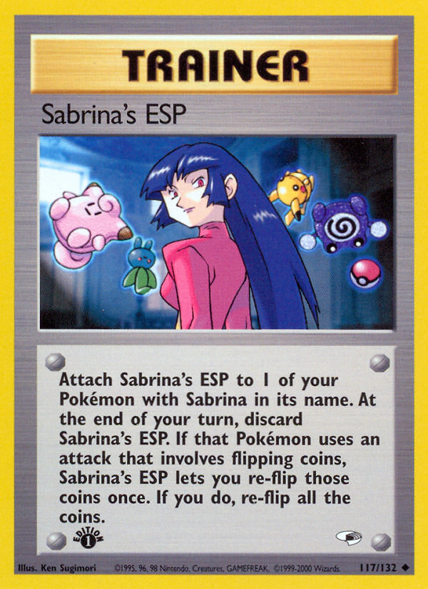 Sabrina's ESP (117/132) [Gym Heroes 1st Edition] - PCA Designer Toys