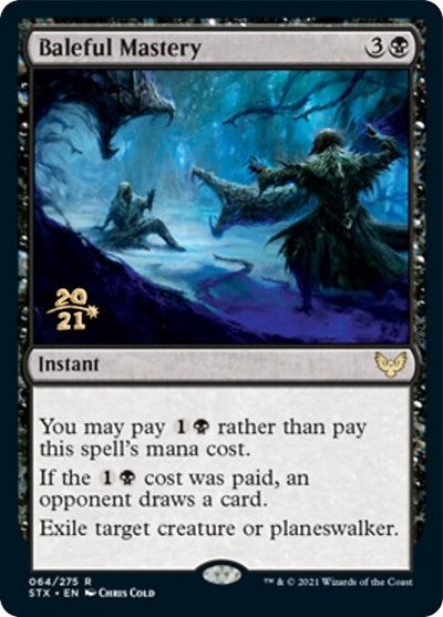 Baleful Mastery [Strixhaven: School of Mages Prerelease Promos] - PCA Designer Toys