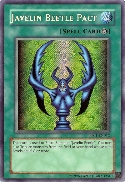 Javelin Beetle Pact [PP01-EN012] Secret Rare - PCA Designer Toys