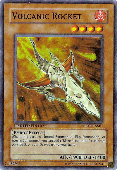 Volcanic Rocket [FOTB-ENSP1] Super Rare - PCA Designer Toys