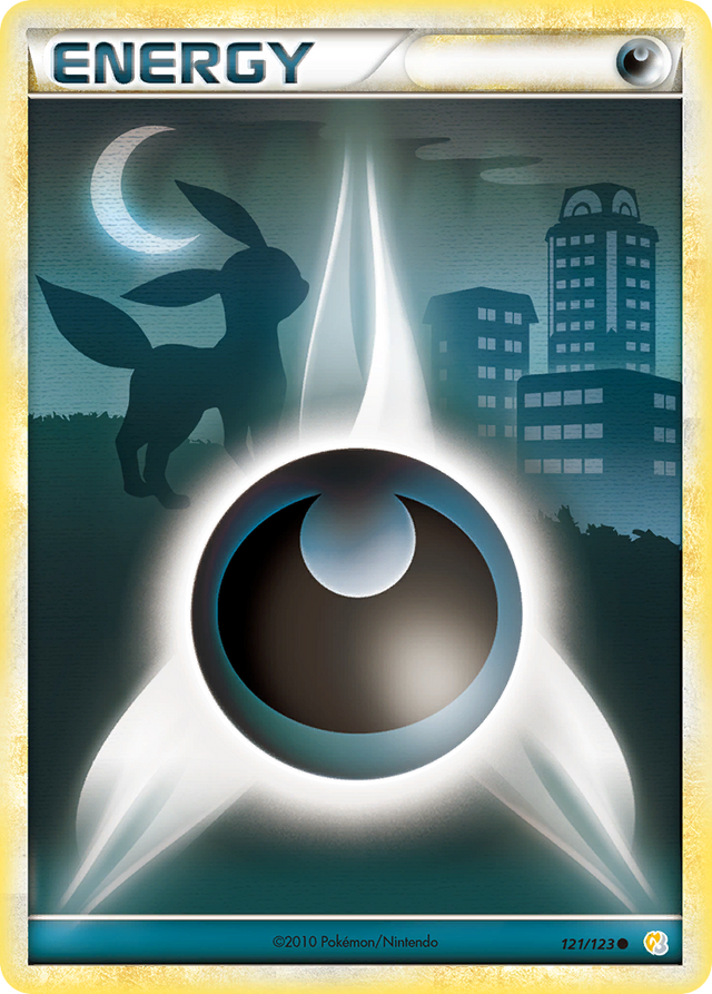 Darkness Energy (121/123) [HeartGold & SoulSilver: Base Set] - PCA Designer Toys