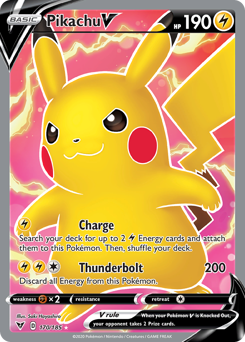 Pikachu V (170/185) [Sword & Shield: Vivid Voltage] - PCA Designer Toys