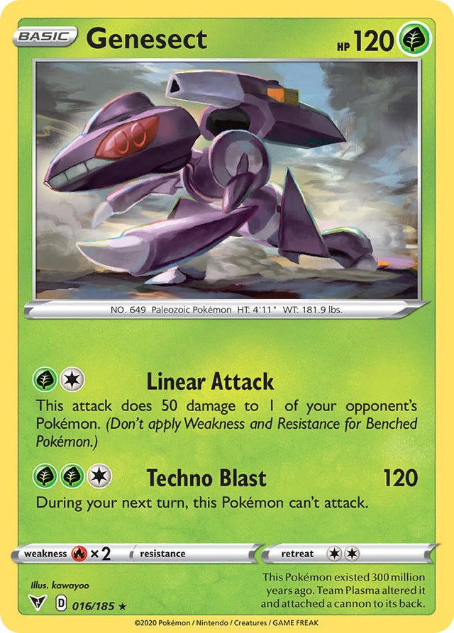 Genesect (016/185) [Sword & Shield: Vivid Voltage] - PCA Designer Toys