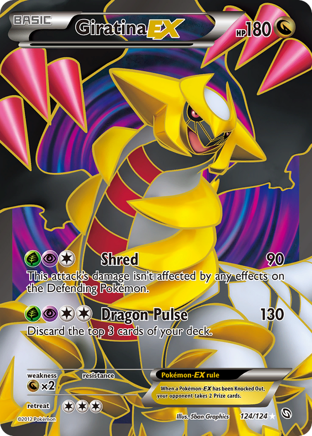 Giratina EX (124/124) [Black & White: Dragons Exalted] - PCA Designer Toys