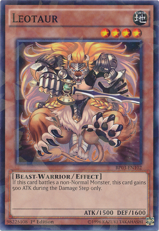 Leotaur [BP03-EN102] Shatterfoil Rare