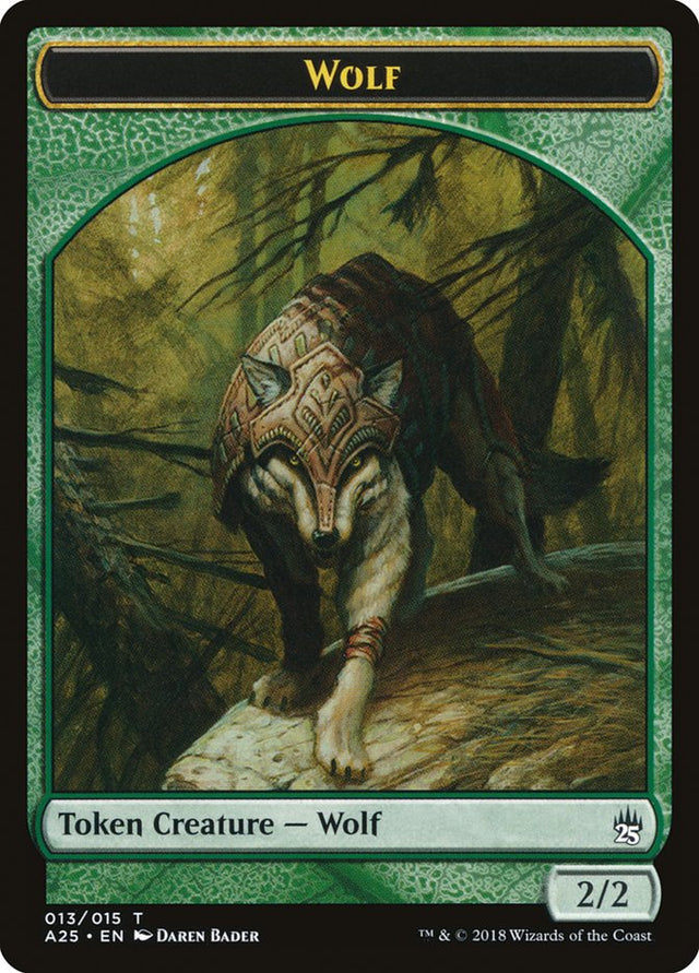 Wolf Token [Masters 25 Tokens] - PCA Designer Toys