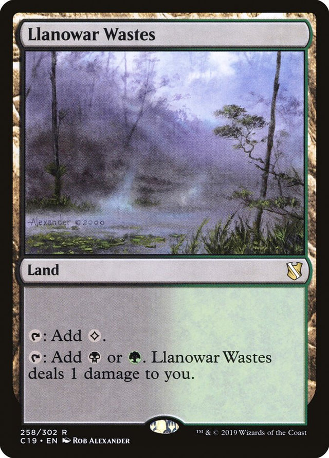 Llanowar Wastes [Commander 2019] - PCA Designer Toys