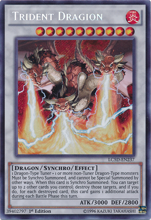 Trident Dragion [LC5D-EN237] Secret Rare - PCA Designer Toys