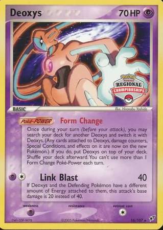 Deoxys (16/107) (Championship Promo) [EX: Deoxys] - PCA Designer Toys