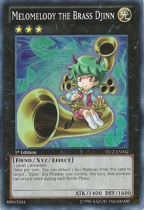 Melomelody the Brass Djinn [YS12-EN042] Super Rare - PCA Designer Toys