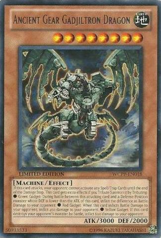 Ancient Gear Gadjiltron Dragon [WCPP-EN018] Rare - PCA Designer Toys