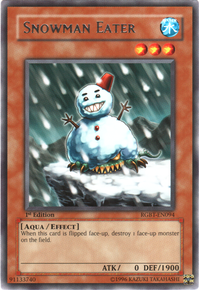 Snowman Eater [RGBT-EN094] Rare - PCA Designer Toys