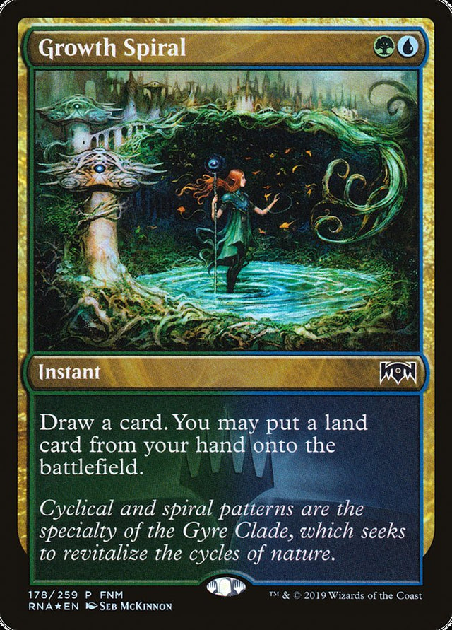 Growth Spiral (FNM) [Ravnica Allegiance Promos] - PCA Designer Toys