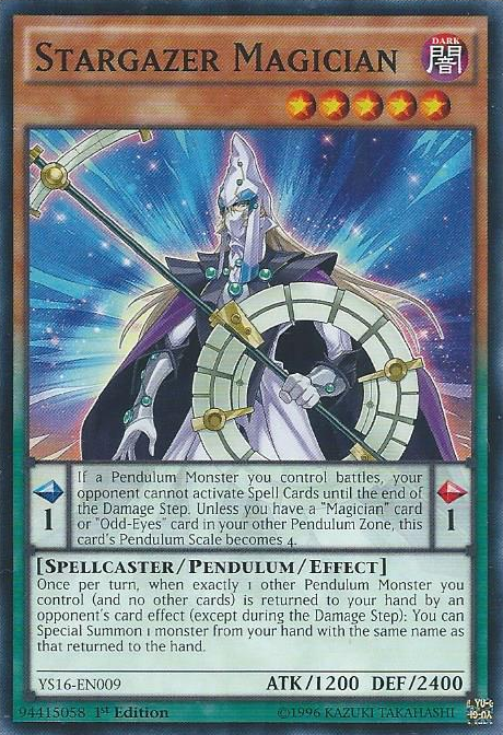 Stargazer Magician [YS16-EN009] Common - PCA Designer Toys