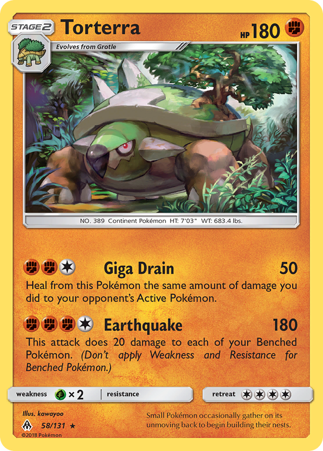 Torterra (58/131) [Sun & Moon: Forbidden Light] - PCA Designer Toys