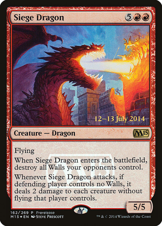 Siege Dragon [Magic 2015 Promos] - PCA Designer Toys