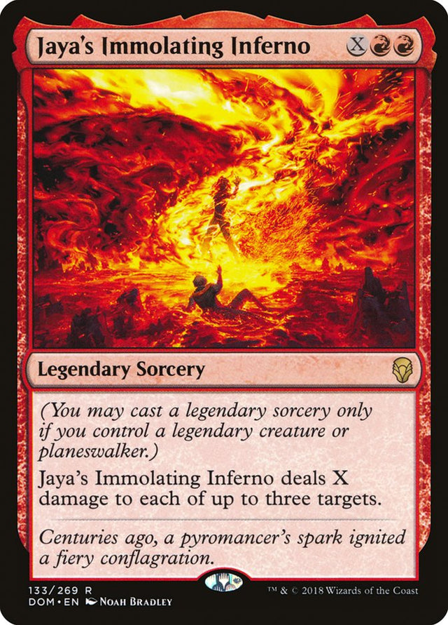 Jaya's Immolating Inferno [Dominaria] - PCA Designer Toys