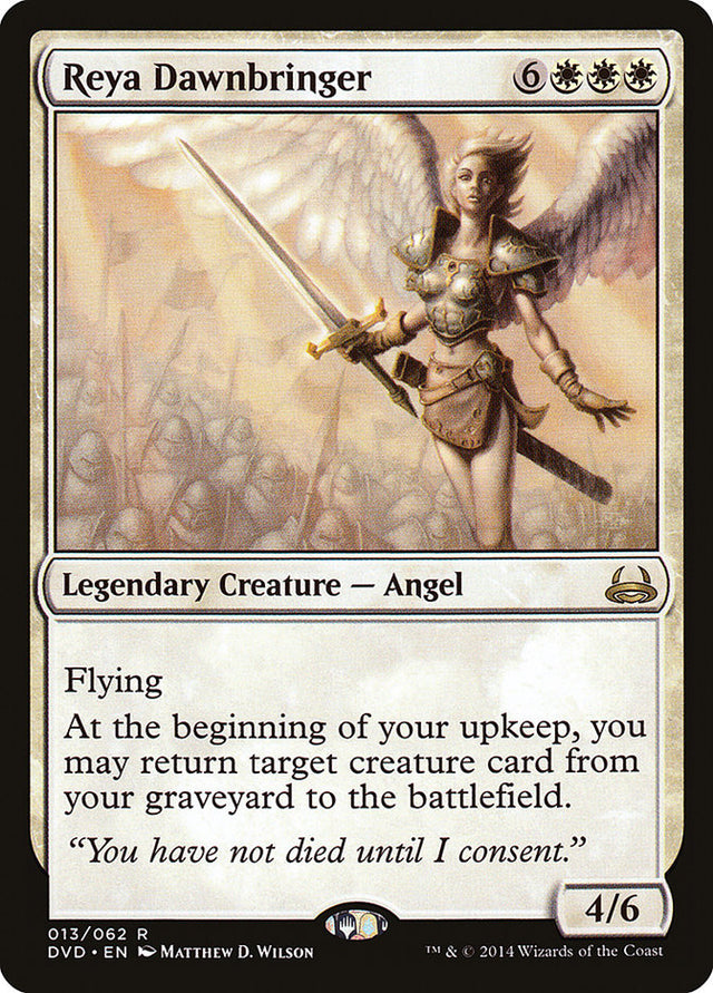 Reya Dawnbringer (Divine vs. Demonic) [Duel Decks Anthology] - PCA Designer Toys