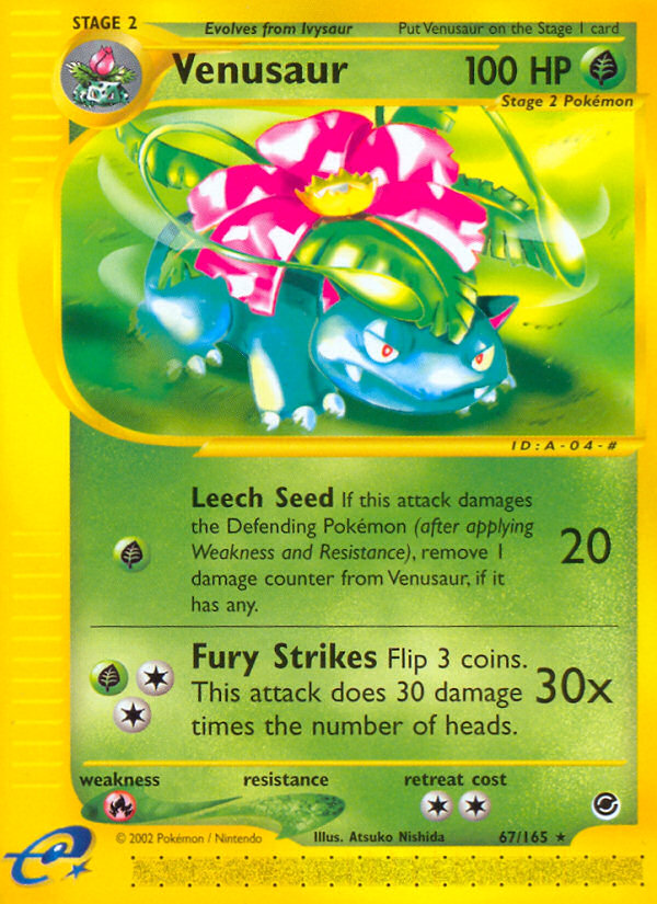 Venusaur (67/165) [Expedition: Base Set] - PCA Designer Toys