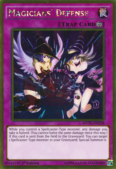Magicians' Defense [MVP1-ENG28] Gold Rare - PCA Designer Toys