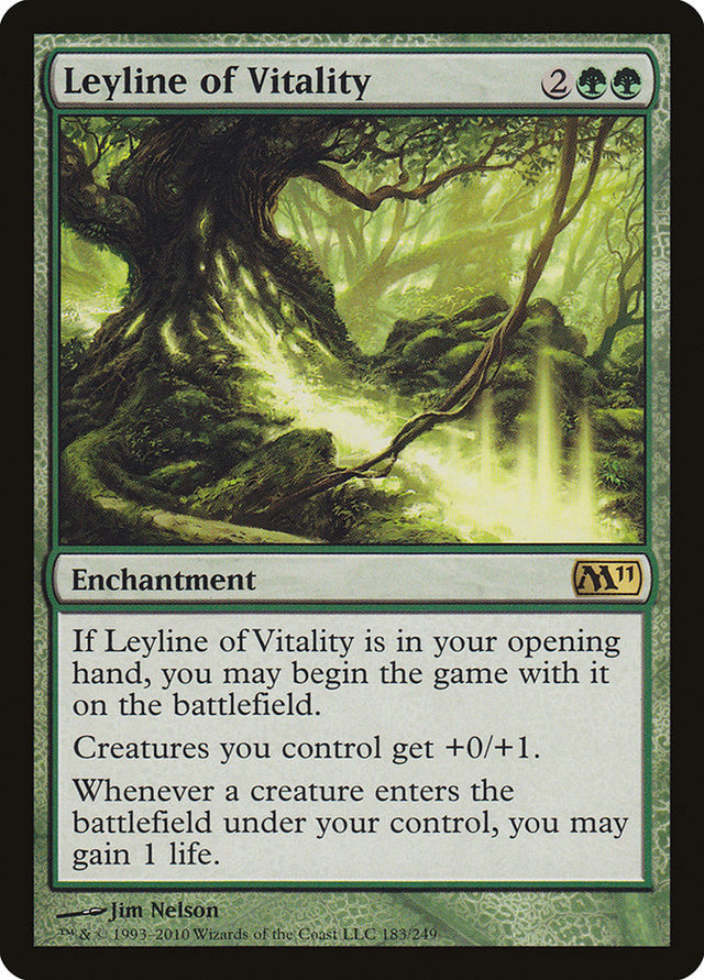 Leyline of Vitality [Magic 2011] - PCA Designer Toys