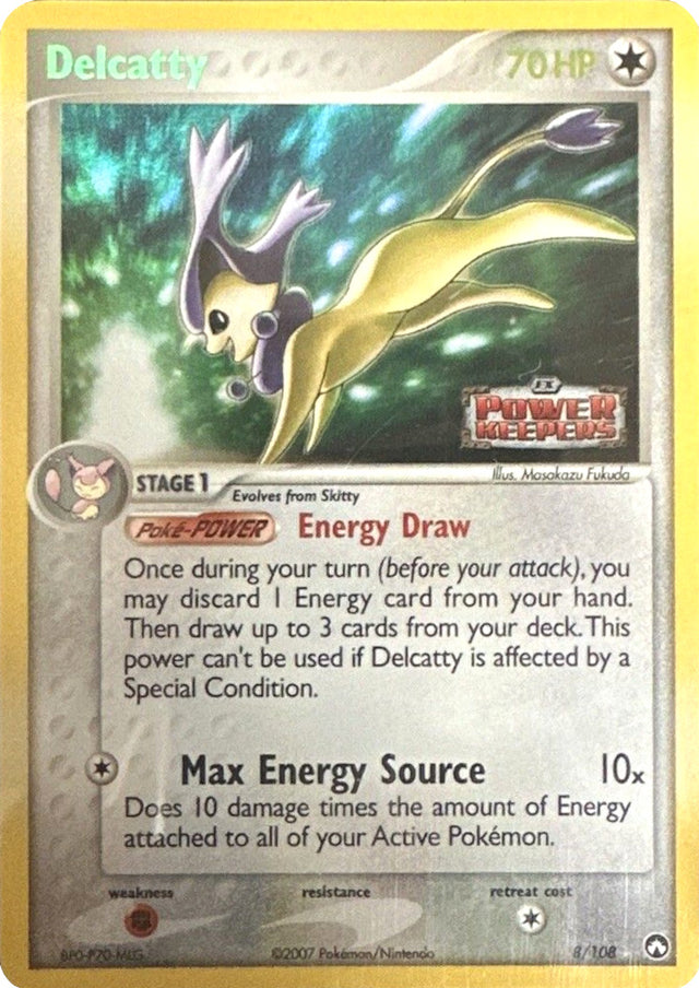 Delcatty (8/108) (Stamped) [EX: Power Keepers] - PCA Designer Toys