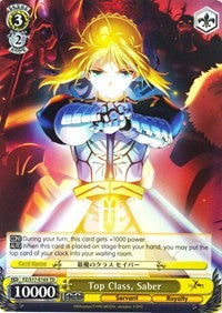Top Class, Saber (FZ/S17-E103 TD) [Fate/Zero] - PCA Designer Toys