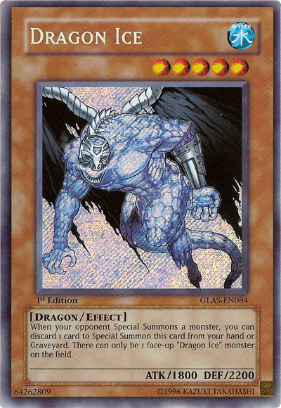 Dragon Ice [GLAS-EN084] Secret Rare - PCA Designer Toys