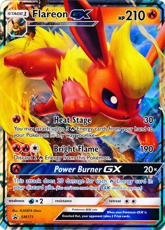 Flareon GX (SM171) (Jumbo Card) [Sun & Moon: Black Star Promos] - PCA Designer Toys