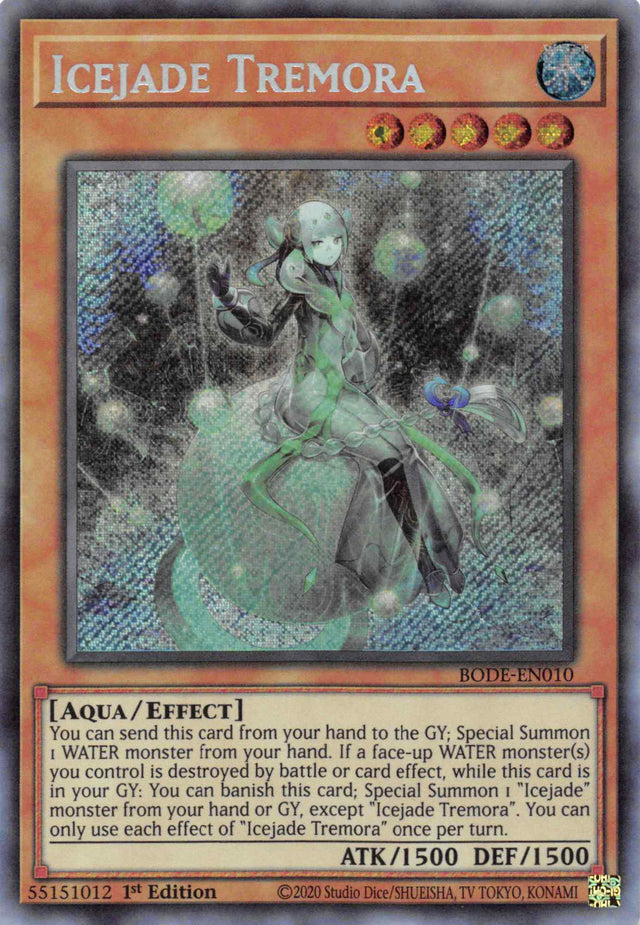 Icejade Tremora [BODE-EN010] Secret Rare - PCA Designer Toys