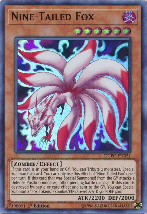 Nine-Tailed Fox [DUPO-EN031] Ultra Rare - PCA Designer Toys